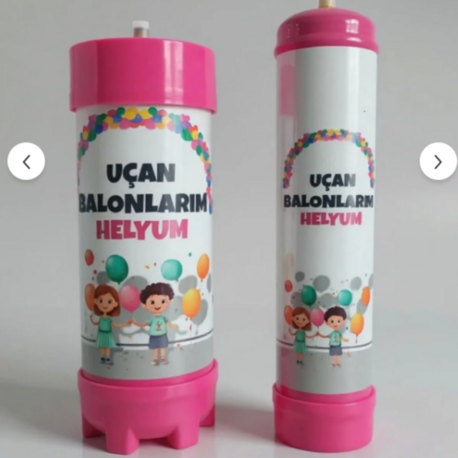 Helyum Tüpü Uçan Balon Gazı Helyum Gazı 2,2 Litre