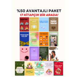 %50 AVANTAJLI PAKET: 17 ADET KİTAPÇIK BİR ARADA! Kendi Kendine Yardım E-Kitapçıkları