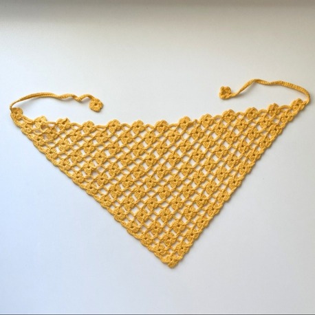 Sarı Çiçekli Bandana