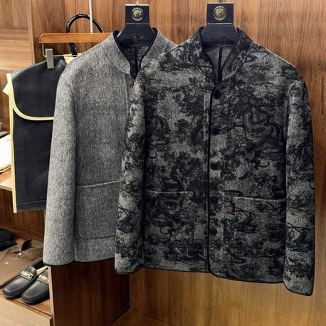 Dıor Goatskin Cashmere Coat