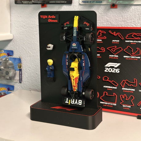 KİŞİYE ÖZEL LEGO Speed Champ F1 için Stand