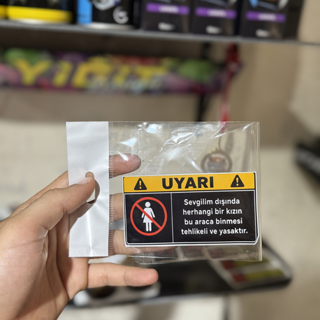Uyarı Sticker 13 