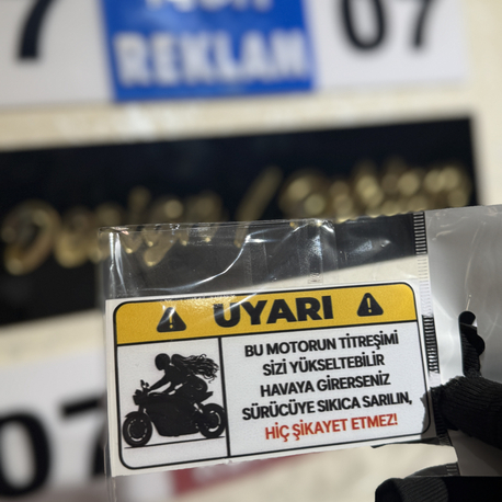 Uyarı sticker 6 