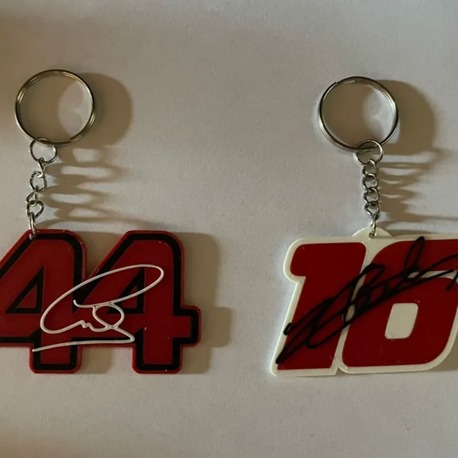 Lewis Hamilton & Charles Leclerc Anahtarlık