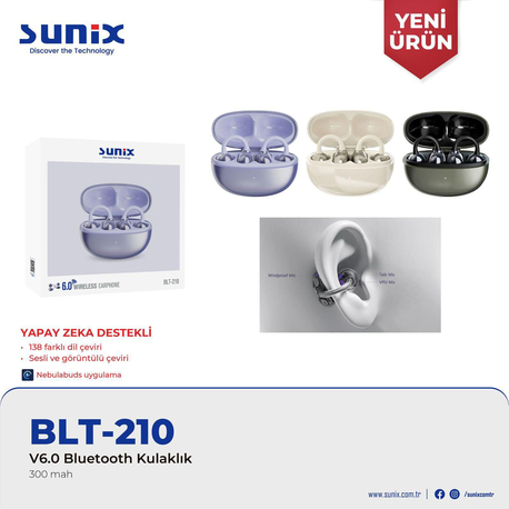 138 DİLDE ÇEVİRİ YAPABİLEN BLUETOOTH KULAKLIK