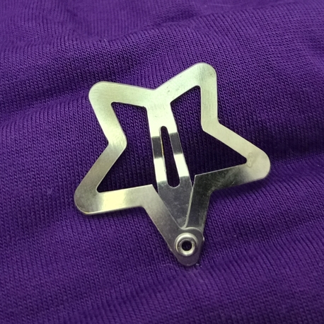 Metal renk Yıldız Toka 