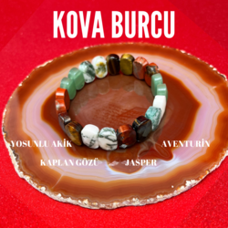 Kova Burcu Doğal Taş Bileklik
