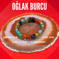 Oğlak Burcu Doğal Taş Bileklik