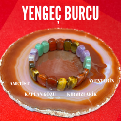 Yengeç Burcu Doğal Taş Bileklik