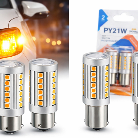 LED PY21W SİNYAL AMPULÜ 12V TURUNCU