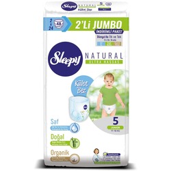 Sleepy Natural 2'li Jumbo Külot Bez, 5 Beden, Junior, 48 Adet