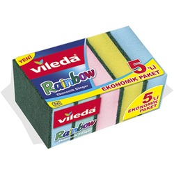 Vileda Ekonomik Bulaşık Süngeri, 5'li Ekonomik Paket