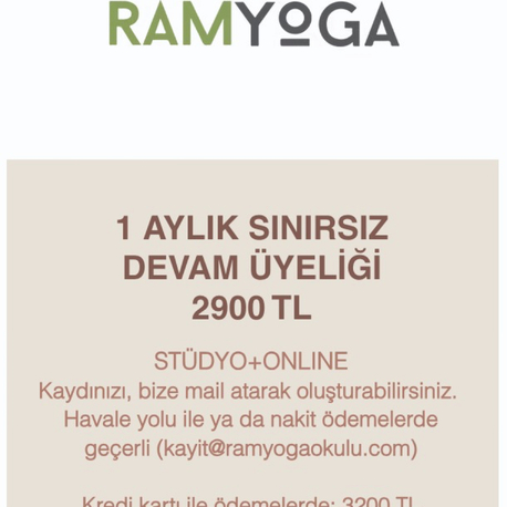 1 Aylık Sınırsız Üyelik