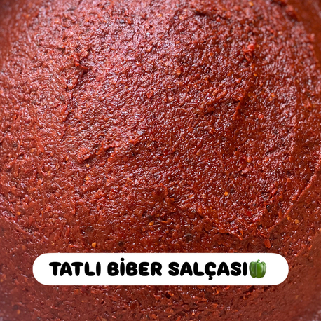 HAKİKİ HATAY TATLI BİBER SALÇASI 20 KG KOVA