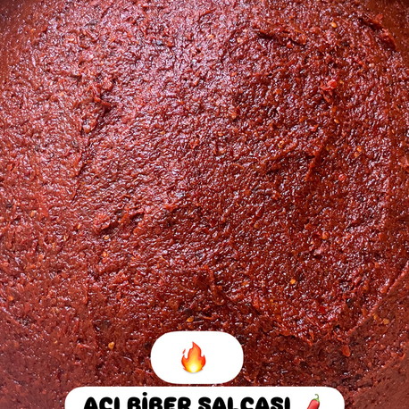 HAKİKİ HATAY ACI BİBER SALÇASI  20 KG KOVA 