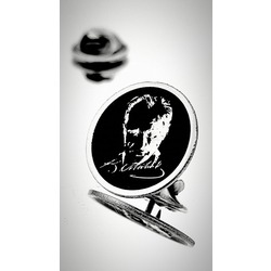 Atatürk İmzalı Yaka Rozeti