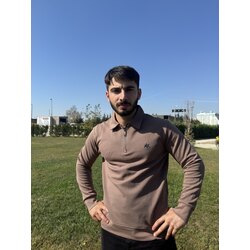 Armani Exchange fermuarlı polo yaka