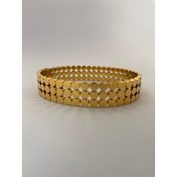 GEOMETRIK GOLD ÇELİK BİLEKLİK
