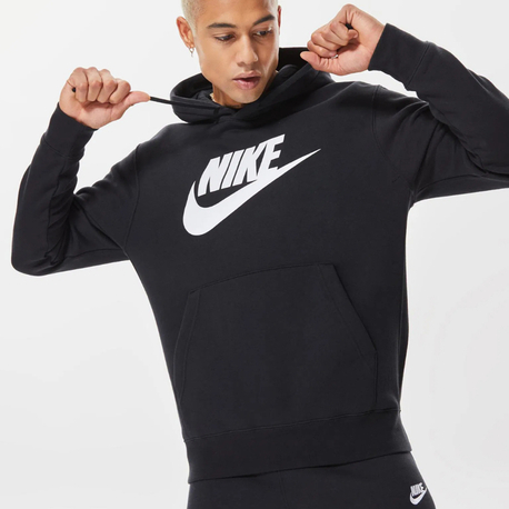 Nike Nsw Club Fleece Futura Graphic Pullover Hoodie [BV2973-010]
