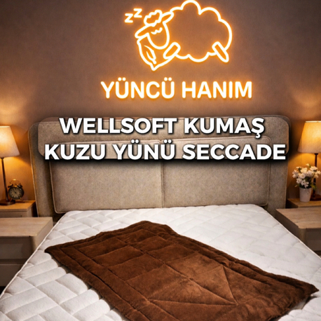 MERİNOS KUZU YÜNÜ SECCADE