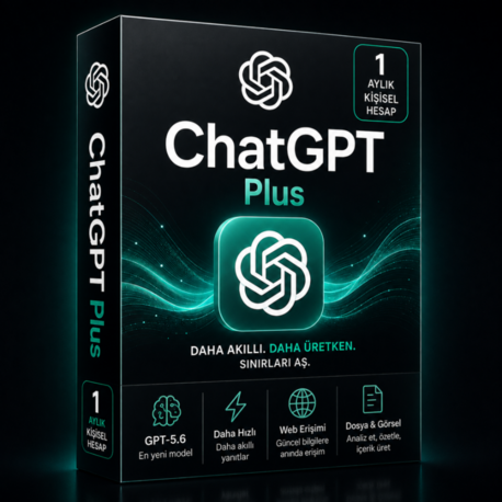 ChatGPT Plus - 1 Aylık Kişisel Hesap