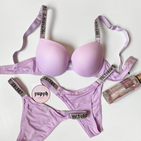 Victoria’s Secret Lila Destekli Very Sexy Shine Sütyen Takım