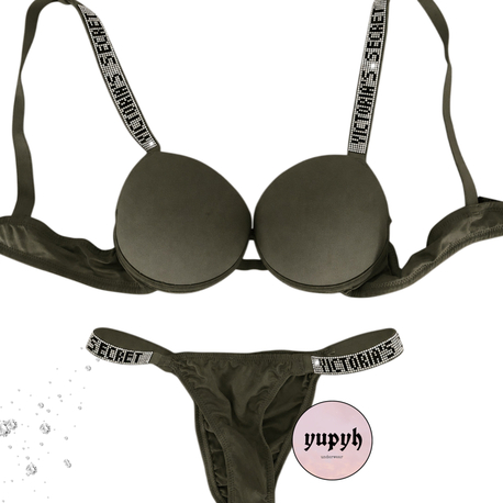 Victoria’s Secret Very Sexy Shine Haki Sütyen Takım