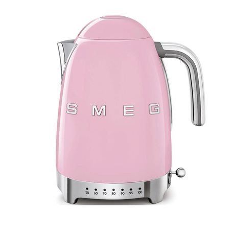 SMEG Pembe Isı Ayarlı Kettle