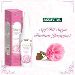 %100 saf soğuk sıkım gül suyu 