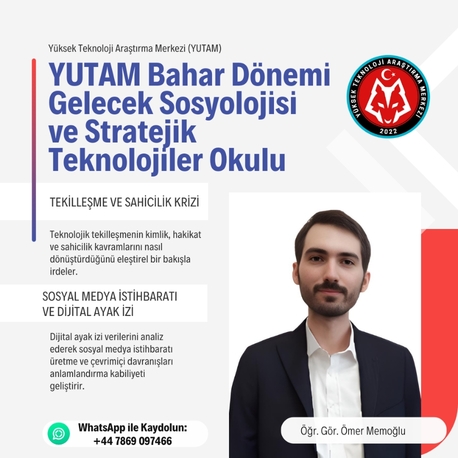 Sosyal Medya İstihbaratı ve Dijital Ayak İzi