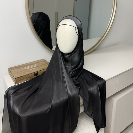 İpek iplikli premium organza şal