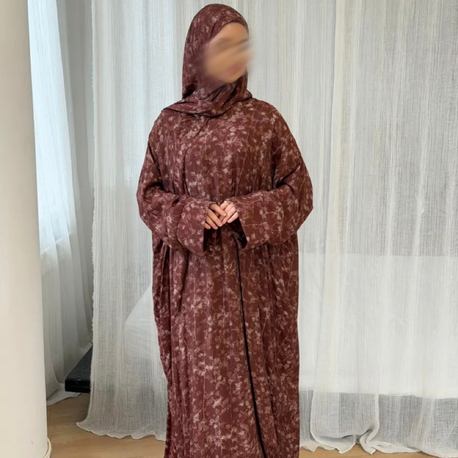 Örtülü 100% İpek + Kupra Karışımı Takım