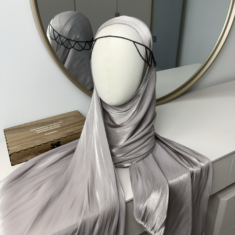 İpek iplikli premium organza şal 