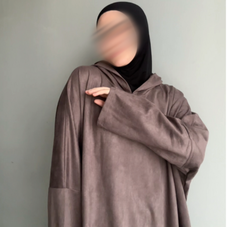 KAPŞONLU ABAYA ELBİSE