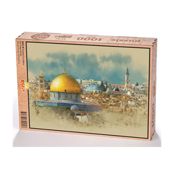 Kubbet-üs Sahra Ahşap Puzzle 1000 Parça