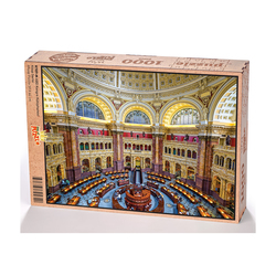 ABD Kongre Kütüphanesi Ahşap Puzzle 
