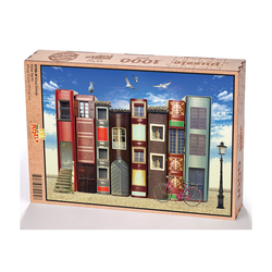 Kitap Sokağı Ahşap Puzzle 1000 Parça