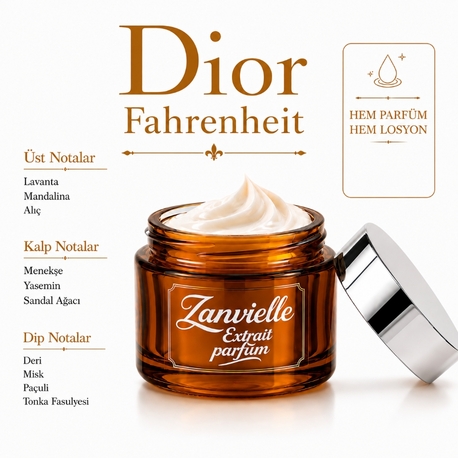Dior fahrenheit 50 ml parfüm losyon 