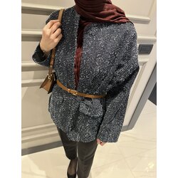 Kemerli Kot Ceket