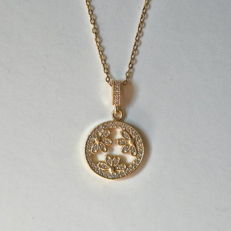 Çelenk Kolye - Gold