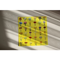 30x30 cm Flower Series Print