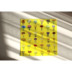 20x20 cm "Çiçek Serisi Print"