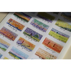 Sketch Sticker (2 sayfa, 45 Adet)
