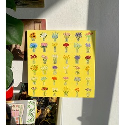 flower painting series