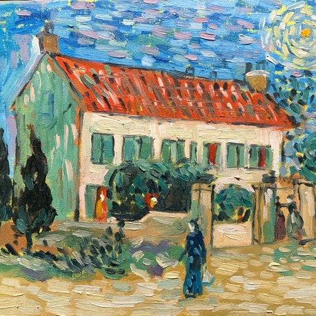 White House at Night, Van Gogh Reproduction
