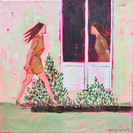 passing by