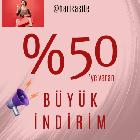 Sade Modern Kırmızı Siyah İndirim Afiş
