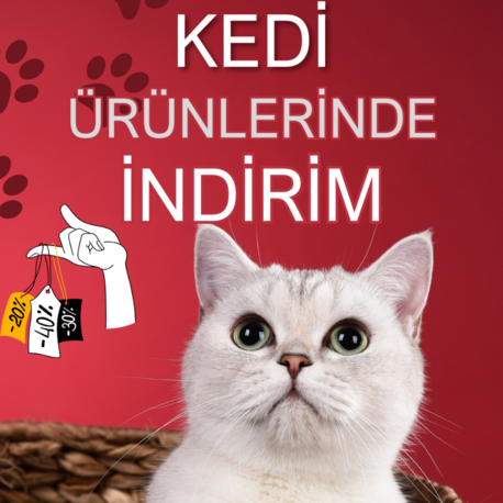 EVCİL KEDİ ÜRÜNLERİNDE İNDİRİM ŞABLONU