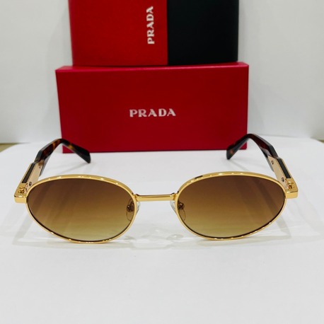 PRADA GOLD ÇERÇEVE SARI ŞEFFAF CAM