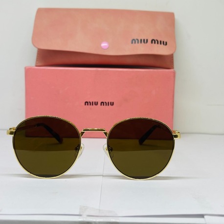 MIU GOLD ÇERÇEVE SİYAH ŞEFFAF CAM